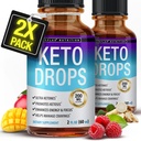 Toplux Keto Diet Drops Ketogenic Supplement - Premium Formula to Support Ketosis, Καλύτερη απορρόφηση Υγρού, Garcinia Cambogia, για άνδρες και γυναίκες