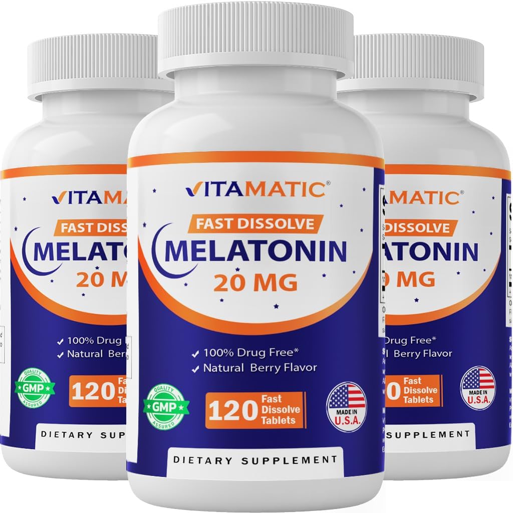 Vitamatic Melatonin 20 mg δισκία 
