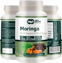 Moringa Tablets με Turmeric και Black Pepper, 300 Χάπια, 5 Μήνες Προμήθεια, 150 Serving, 1000 Mg ανά Υπηρεσία. Μία κάψουλα με πολλαπλά οφέλη - Υποστηρίζει Digestive Health (πακέτο του 1)