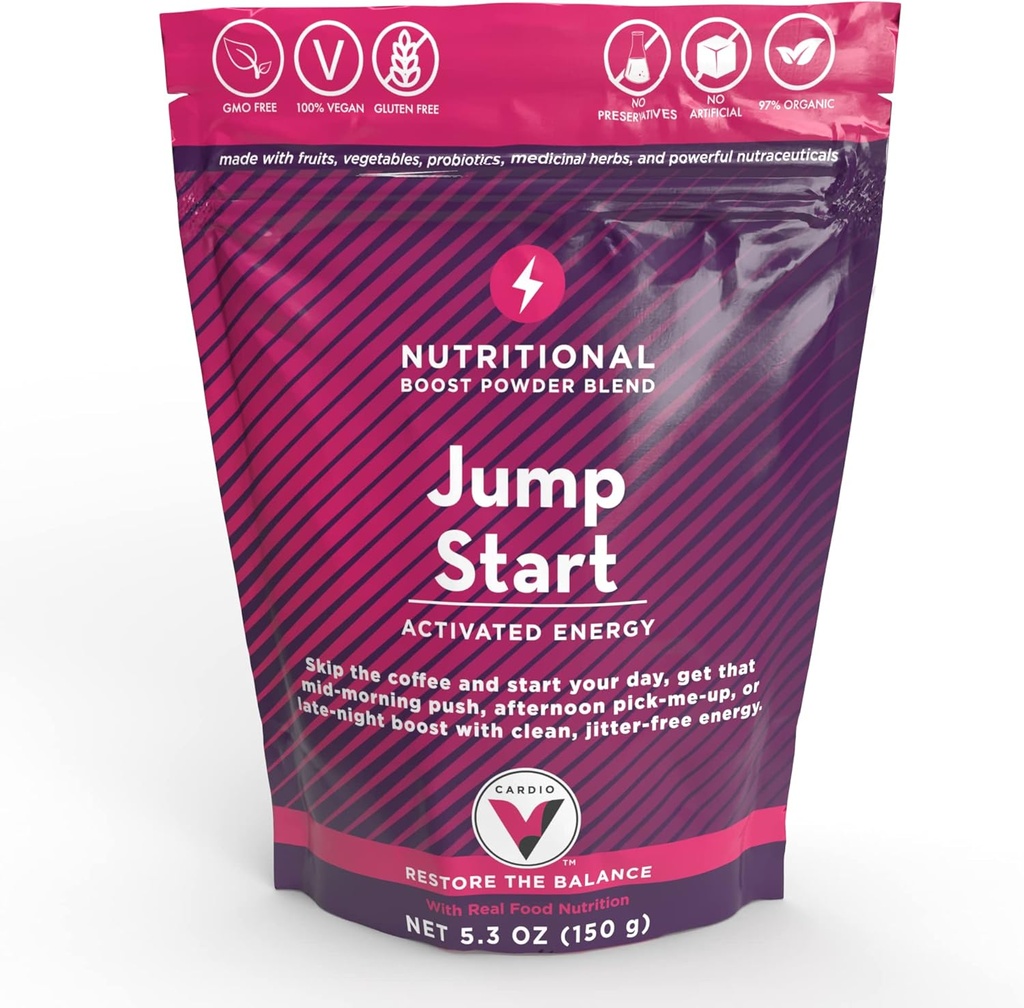 JumpStart - 30 Nutrient-Packed Daily Jitter-Free Sürdürülebilir Enerji Geliştirmeleri Öğrenmeleri için artırıyor · Beyin Sislerini Güçlendiriyor · Genel Sağlık ve Immunity