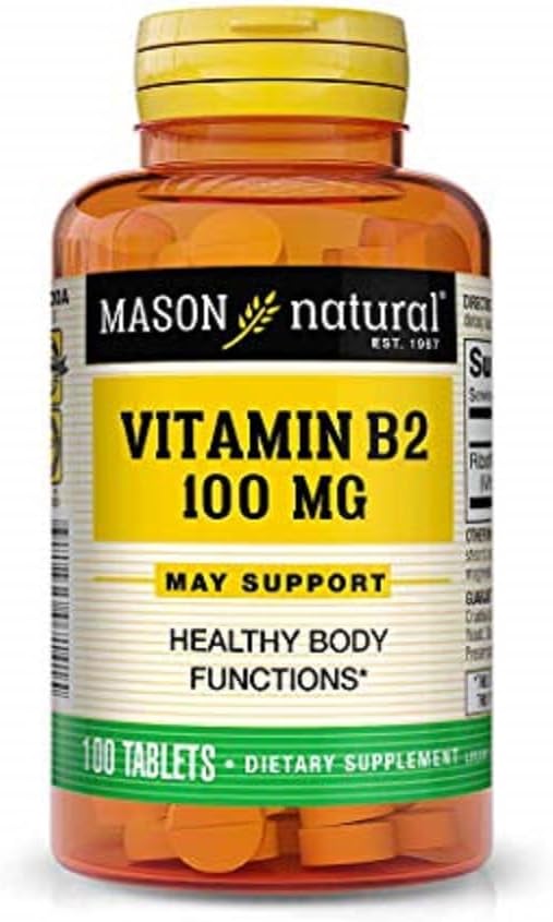 Masons Vitamini Doğal B2 100 mg Tablet, 100 Kont