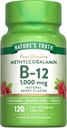 Nature's Truth B12 Vitamin Sublingual Tabletler | 1000 mcg | 120 Count | Vegan, Non-GMO & Gluten Free