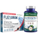 Purity Products Bundle - Flexuron Joint Formula + EverStong Blue Tablets - Δύναμη + Ευελιξία Power Pack Flexuron (Krill Oil, Hyaluronic Acid + Aspaxanthin) - EverStong Blue (Muscle Matrix)