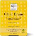 Νέα Nordic Clear Brain Tablets, Υποστηρίζει την κανονική Γνωστική Υγεία και Μνήμη, με Πράσινο Τσάι και Walnut, Σουηδικά Made, 60 Count (πακέτο του 1)
