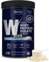 Biochem 100% Whey Sugar-Free Vanilla 20g, 11.8oz, sertifikalı Vejetaryen, sertifikalı Gluten Free, sertifikalı Non-GMO Tested, Chem Friendly, Grass-Fed,