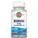 KAL Melatonin 3 mg Sustained Release Sleep Aid, Melatonin Supplement Supports Health Relaxation, a Calm feeling and a Proper Sleep Cycle, w/Added Vitamin B6, Vegan, Gluten Free 60 Serv, 60 Tabletler
