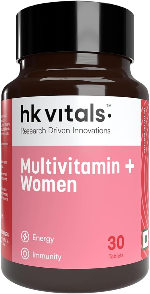 Heal;thKart HK Vitals Multivitamin Plus Γυναίκες, Advanced Daily Multivitamin for Active Women 