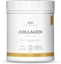 VTC VitaTradingCo. Grass-Fed Collagen Peptides Toz | Tip I & III | Hyaluronic Acid & C | Sağlıklı Saç, Skin & Ortaklar | GMO, Paleo, Keto | 30 Hizmetler (Unflavored)