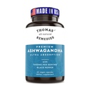 Thomas'ın tüm doğal Remedies Organik Ashwagandha Stres Desteği Tamam, Mood & Energy Support, Pure Ashwagandha 1000 mg, Ultra Abxia with Black Pepper, Vegan, Hayır,