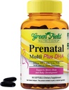 Greenfield Beslenmeler DHA ve Folic Asit ile Halal Prenatal Vitaminler - Temel Prenatal Gebelik Demir ile Çokvitamin - Anne Için 17 Vitamini Olmak - Swallow 90 Sıvı Yumuşak