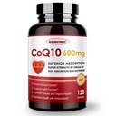 CoQ10-600 mg-Softgels - Ekstra Kuvvetli Coenzyme Q10 PQQ, Omega-3 & BioPerine - High Abpole CoQ10 Supplements Antioxy (Ubiquinone) for Heart Health & Energy Production, 120 Softgels