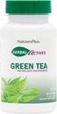 NaturesPlus Herbal Actives Πράσινο Τσάι - 60 Κάψουλες - Μη ΓΤΟ, Vegan, Χωρίς Γλουτένη - 60 Υπηρεσίες