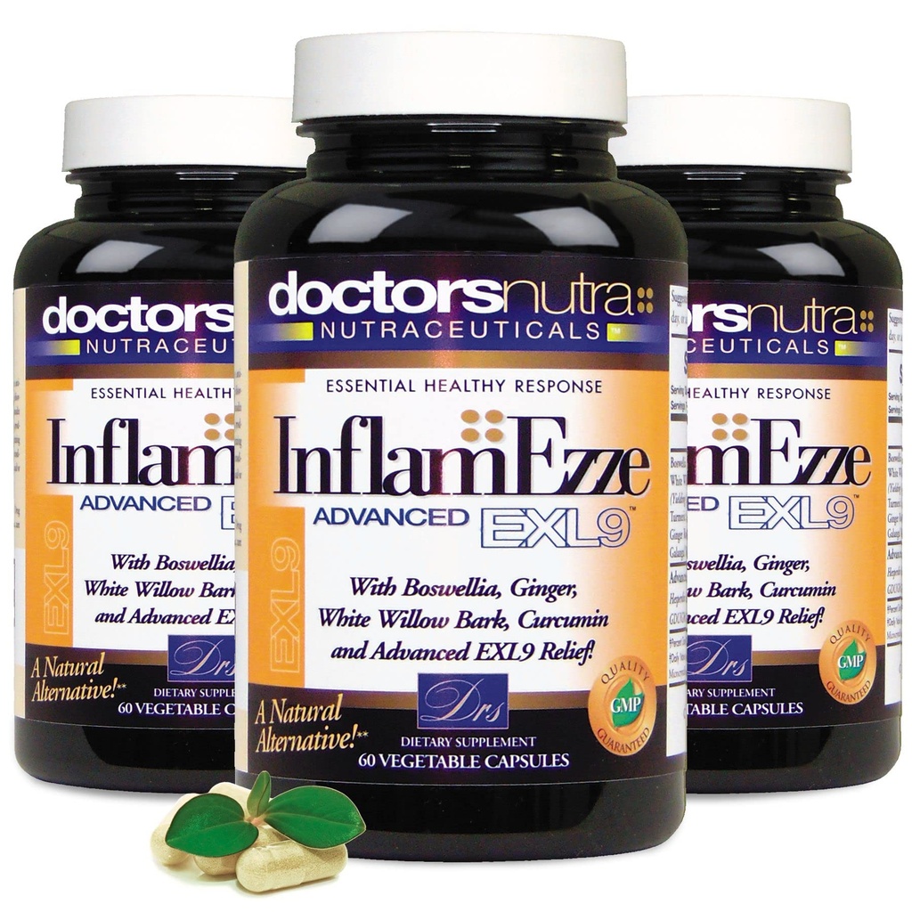 (Pazar 3 InflamEzze - Toplam 180 Kont Capsules