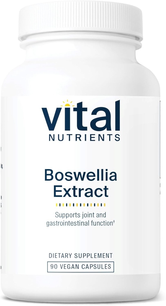 Vital Nutrients Boswellia Extract 400 mg | Boswellia Extract Capsules | Ortak, Immune ve Digestive Health | Gluten, Süt, Soy Free | Non-GMO | 90 Capsules