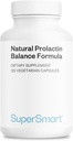 Supersmart - Natural Prolactin Balance Formula - p5p Vitamin B6, Maca Root, Ashwagandha | Gluten Free - 120 Vegetarian Capsules