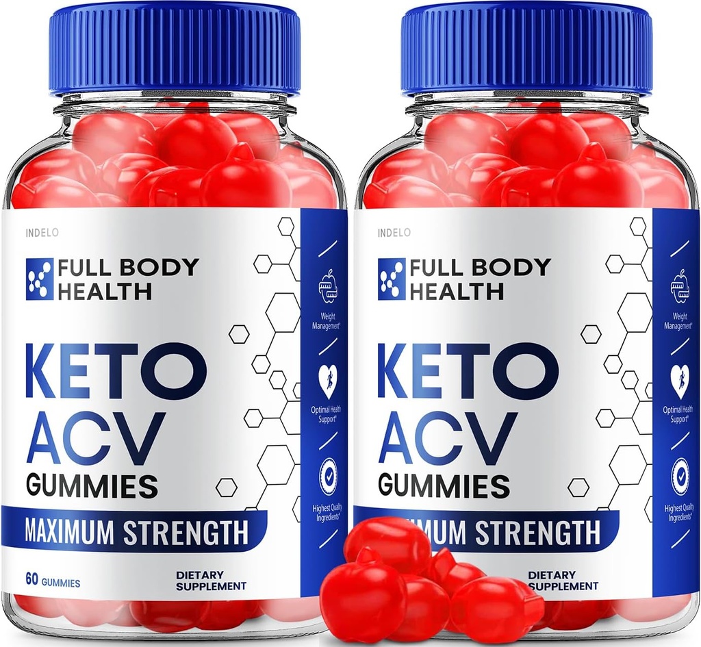 (2 Pack) Πλήρης υγεία του σώματος Keto ACV Gummies Advanced, Full Body Health Keto + ACV Gummies Βάρος Apple Απώλεια Πλήρης διαχείριση βάρους σώματος Gummies Full Body Health Reviews Vitamin B12 (120 Gummies)