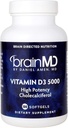 Dr Amen Vitamin D3 5000 - 100 Softgels - Yüksek Potency Cholecalciferol - Gluten Free - 100 Hizmet