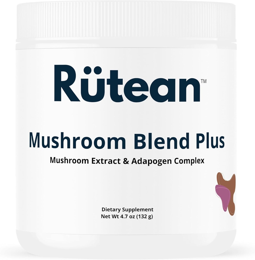 Mushroom Blend Plus - 1 Kompleksi Nootropic & Adaptogens Immune Boost, Cognitive Function and Energy Support - 4.7 oz - Kahve/Tea/Smoothies Ekle - 60 Hizmetler (60 Gün Supply)