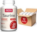 Jarrow Formulas Taurine 1000 mg, Diyetsel Supplement, 100 Capsules, 100 Day Supply, (Brook of 12)