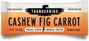Thunderbird Bars Energy Snack, Gluten-Free with protein, Sağlıklı Gerçek Gıda, Vegan Paleo Non-GMO, Ek Olmayan Şeker, Cash Fig Carrot Flavor Count (12, 1.7 oz. Bars)