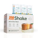 310 Beslenme – All-In-One Mealchange Shake - Fiber Rich Vegan Superfood Mix - Natural Sweeteners - Low Carb Shake, Keto & Paleo Friendly - Gluten Free - 26 Essential Vitamins & Minerals - Çeşitli Shake Box - Vanilla Crme