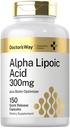 Doktor'un Yol Alfa Lipoic Acid 300 mg | 150 Capsules | Biotin Optimizer | ALA Supplement | Non-GMO, Gluten Free