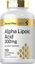 Doktor'un Yol Alfa Lipoic Acid 300 mg | 150 Capsules | Biotin Optimizer | ALA Supplement | Non-GMO, Gluten Free