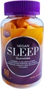 Vegan Sleep Gummies for Adults – Bio-Sleep FusionTM with Melatonin, Magnesium, Turmeric, Ginger, Sea Moss & Collagen – Φυσικό Sleep Support, Stress Relief, Wake Up Refreshed – 60 Count