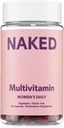 NAKED beslenme Kadınları Çok - Günlük Multivitamin - Vitaminler A, C, E, Selenium, çinko, Meyve ve Süper Yeşil Türler, Immune Destek - Gluten-Free ve Vegetarian Vitamins, 60 Capsules