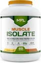 MFL% 100 Isolate protein l 30g of protein l 12g Amino Asits l Keto Friendly l Low Carbs l 5 lbs. (Banana Cream)