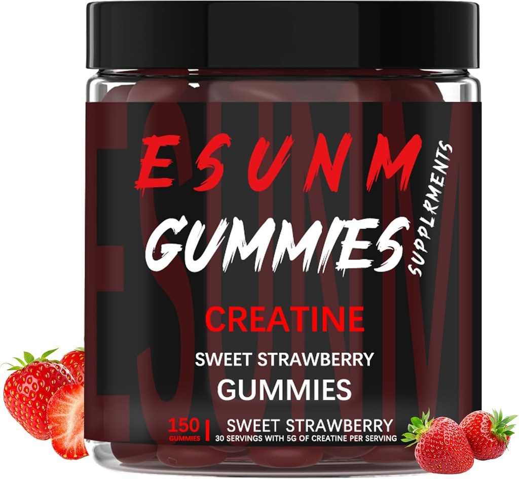 Sweet Tinatine Strawberry Gummies,Monohidrat Arada, No Sugar or Yapay Colors,Low-Calorie, Vegan & Halal, Blue Raspberry Flavor (150 Count)