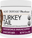 Host Defense Turkey Tail Mushroom Toz - Digestive Health & Immune Response Supplement - Gastrointestinal & Gut Microbiome Desteği için Mushroom Supplement - 3.5 oz (66 Hizmetler)*