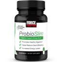 Kadın ve Erkekler için Kuvvet Faktörü ProbioSlim Probiyotikleri, Digestive Health için Probiyotikler Bloating, Gas, & Occasional Diarrhea, Prebiyotiks, LactoETTEe, & Green Tea for Energy, 30 Capsules