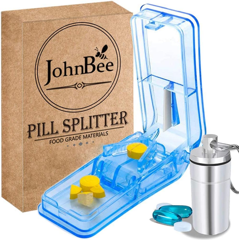 JohnBee Pill XS | Küçük ya da Büyük Pills için En İyi Pill XS | ABD'de Tasarlanmışlar | Diskler (Mavi) içerir