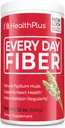 Sağlık Plus Every Day Fiber Digestive Support | All Natural Daily Fiber To Reduce Bloating | Supports Heart Health | 12 Ounces, 48 Hizmet
