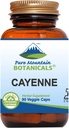 Saf Dağ Botanikleri Cayenne Pepper Capsules - 90 Kosher Vegan Caps with 500 mg Organik Cayenne Pepper with Capsaicins