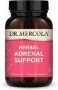 Dr. Mercola Herbal Adrenal Support, 30 Servings (60 Capsules), Dietary Supplement, Mood and Stress Management, Non-GMO