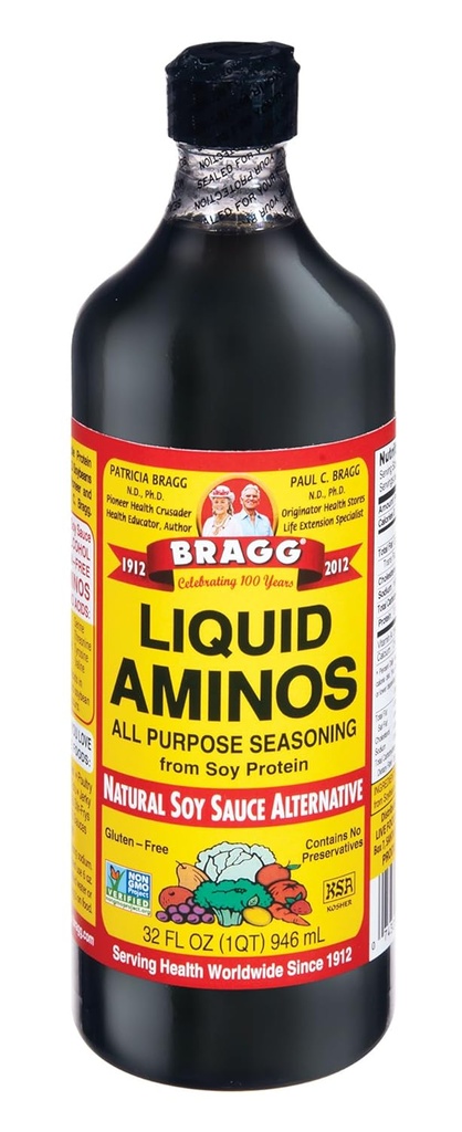 Bragg Amino Protein Yoğunluğu, Sıvı, 32 Ounce (Paket 12)