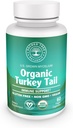 Organik Türkiye Tail Mushroom Capsules – Immune Support Supplement, Antioksi Rich, Natural Digestive Health Aid, Vegan & Non-GMO Mushroom Capsules for Wellness & Vitality - 60 Capsules (30 hizmet)