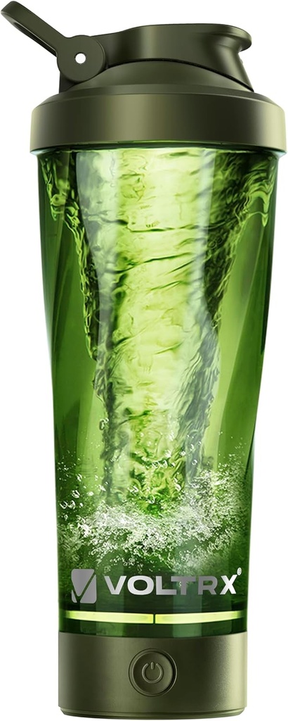 VOLTRX Premium Elektrikli Protein Shaker Şişe, Tritan ile Yapıldı - BPA Free - 24 oz Vortex Port / XP Isıtmalı Shaker Cups for Protein Shakes