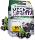 Nature's Answer Sambucus Mega Gummies | 7X More Elderberry Concentration | Alkol Özgür, Gluten-Free, Gelatin-Free, Vegan, Non-GMO & No Preservatives | 30ct Gummies (Pack of 2)