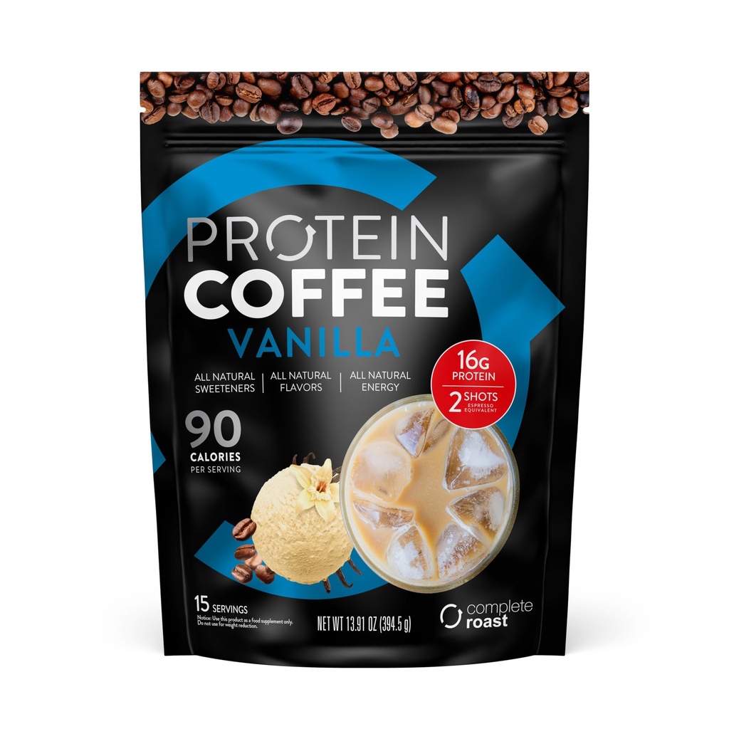 Tamam Roast - Vanilla - Gur Kahve Protein - Tüm Doğal 15 Hizmet
