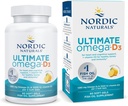 İskandinav Naturals Ultimate Omega-D3, Limon Flavor - 60 Soft Gels - 1280 mg Omega-3 + 1000 IU Vitamin D3 - EPA & DHA - Beyin, Kalp ve Immune Health - 30 Hizmet
