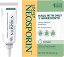 Neosporin Απλά Φόρμουλα 3-Συστατικό πρώτης βοηθείας Αντιβιοτική Αλοιφή και θεραπεία τραύματος με Bacitracin Ψευδάργυρος και πολυμυξίνη Β θειικό, συντηρητικό-, Paraben- και Neomycin-free, 0,5 oz