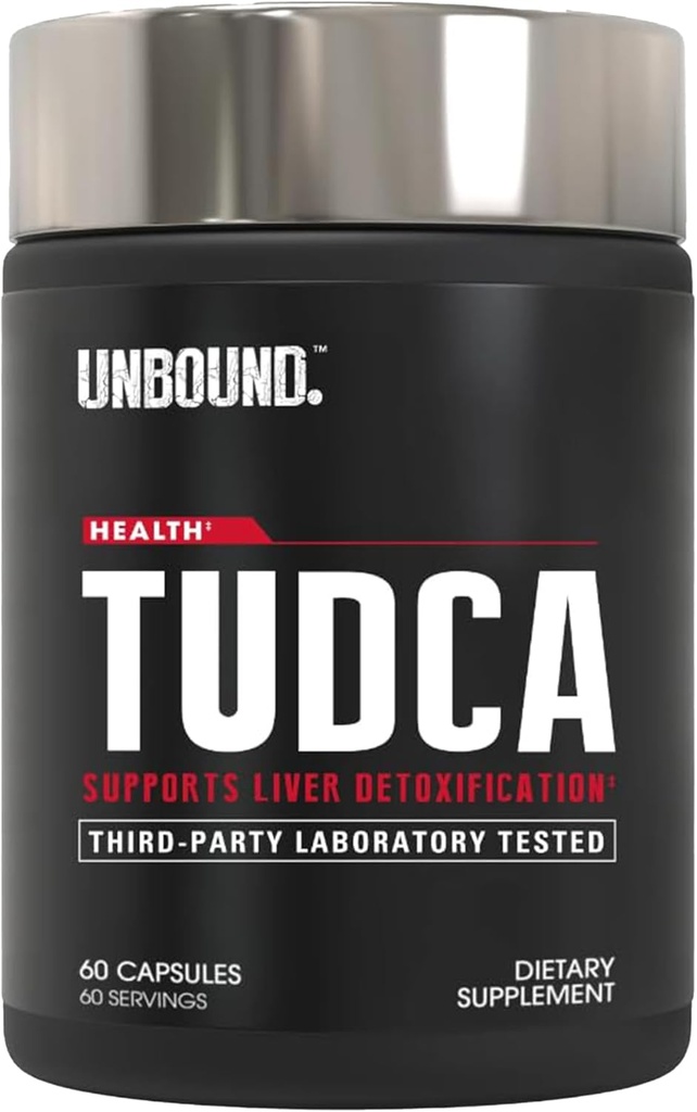 NutraBio tarafından sınırsız - Tudca Supplement, 60 Capsules - Liver Health, Detoxification ve genel Wellness'a yardımcı olabilir
