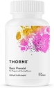 THORNE - Temel Prenatal - Hamile ve Hemşirelik Kadınları için Çok Çok Çok Çok Çok Genişliyor, Artı Choline - Gluten, Süt & Soy-Free - 90 Capsules - 30 Hizmet