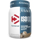 ISO100 Hydrolyzed Protein Tozunu,% 100 Whey Isolate proteini, Protein 25g, 5.5g BCAAs, Gluten Free, Fast Absorbing, Easy Digesting, Cookies and Cream, 1.6 Pound