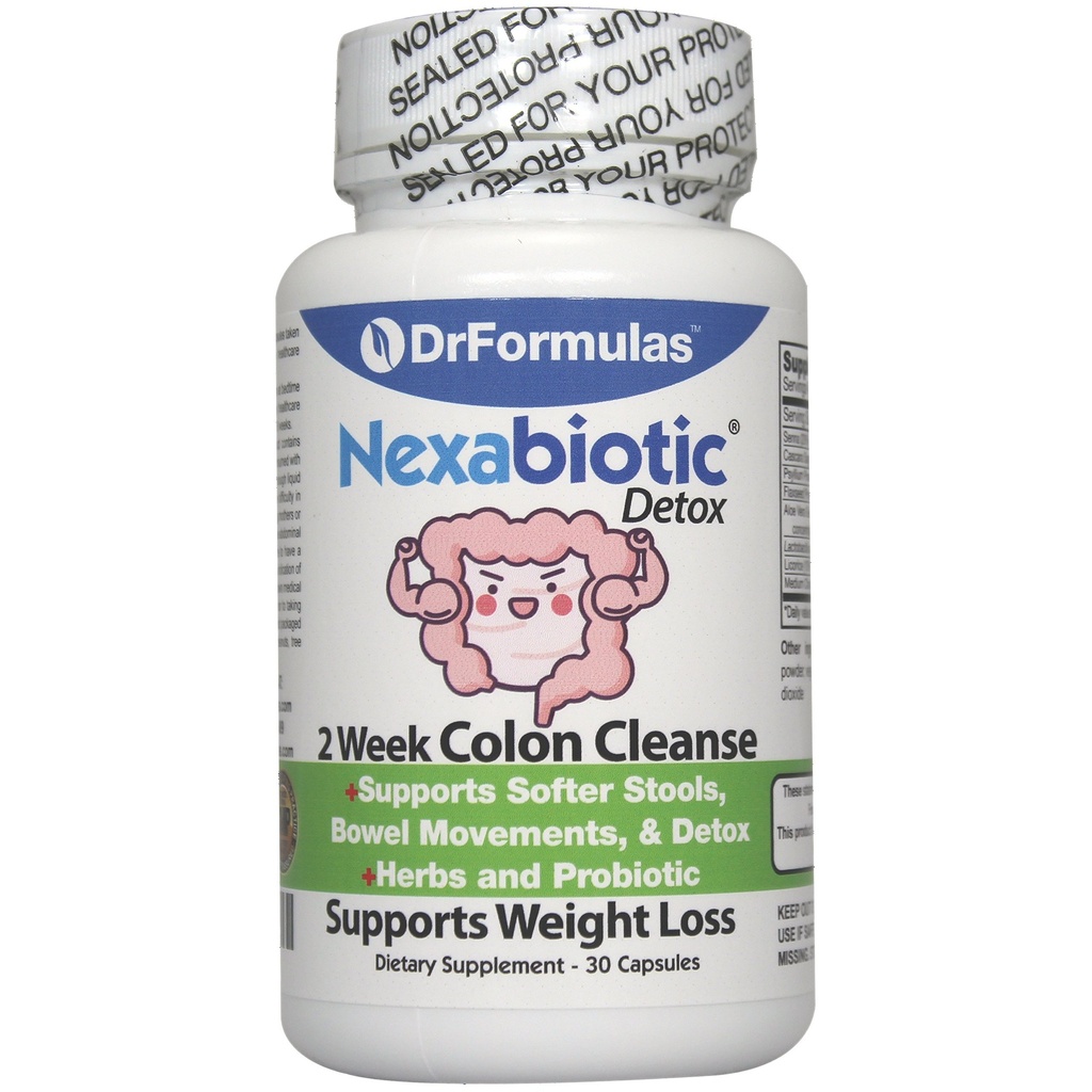 DrFormulas Kadınlar Kilo Kaybı için Probiyotikler | Erkekler & Kadınlar Kolon Temizse Detox | Nexabiyotik 2 Hafta Hızlı ve Hızlı Piller, Diyet Supplements (Not Tea)
