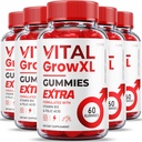 (5 Pack) Vital Grow XL Gummies - maksimum Güçlü Formula - Vial Grow XL Extreme Strength Formula, Vital Grow XL Yorumlar, Genel Günlük Sağlık Desteği 1000 mg maksimum Wellness Supplement (300 Gummies)